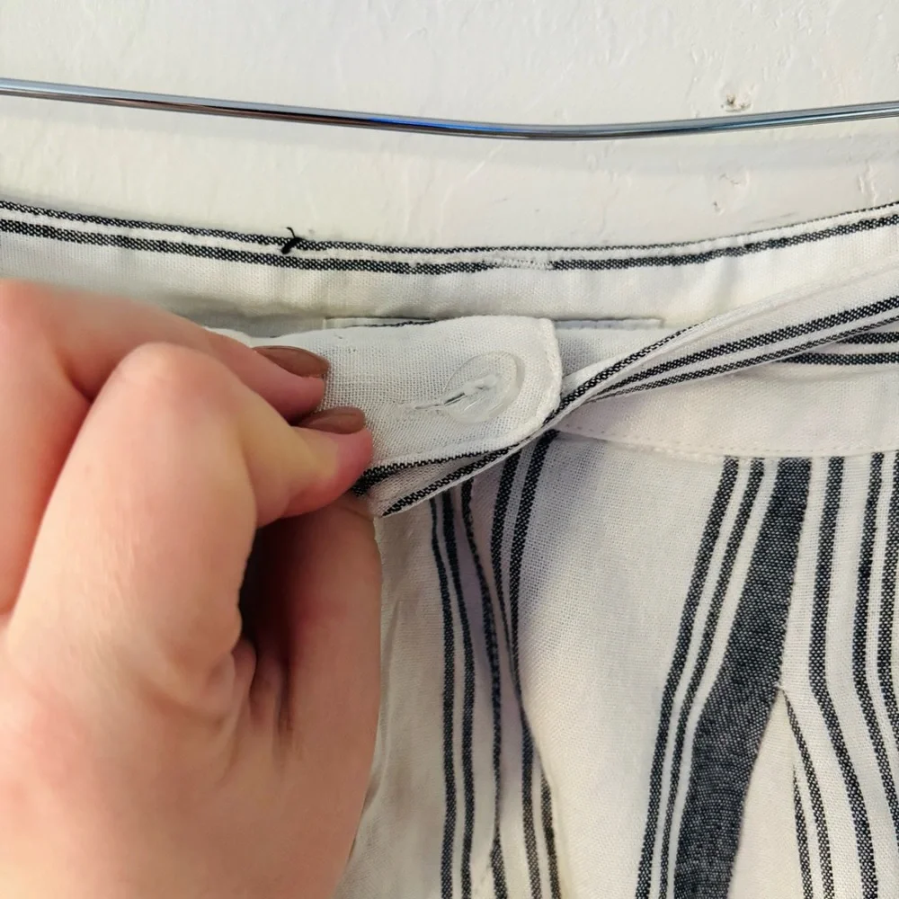 Torrid Striped Black and White‎ Women's Shorts